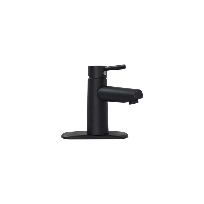 Valterra PF232703 Valterra/Dometic 4″ Premium Single Handle Vessel Lavatory Faucet, Matte Black