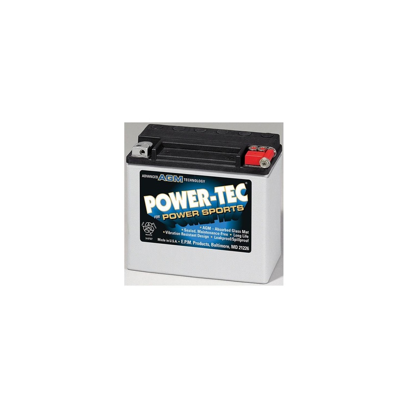 Midstate Battery ETX-20L Power-Tec PWC AGM Battery, 17.5 385MCA