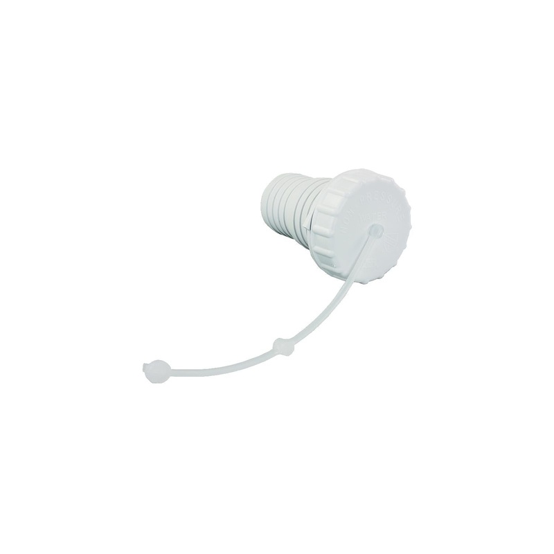 B&B Molders 94245 B and Gravity Water Fill Cap/Strap/Spout, Polar White
