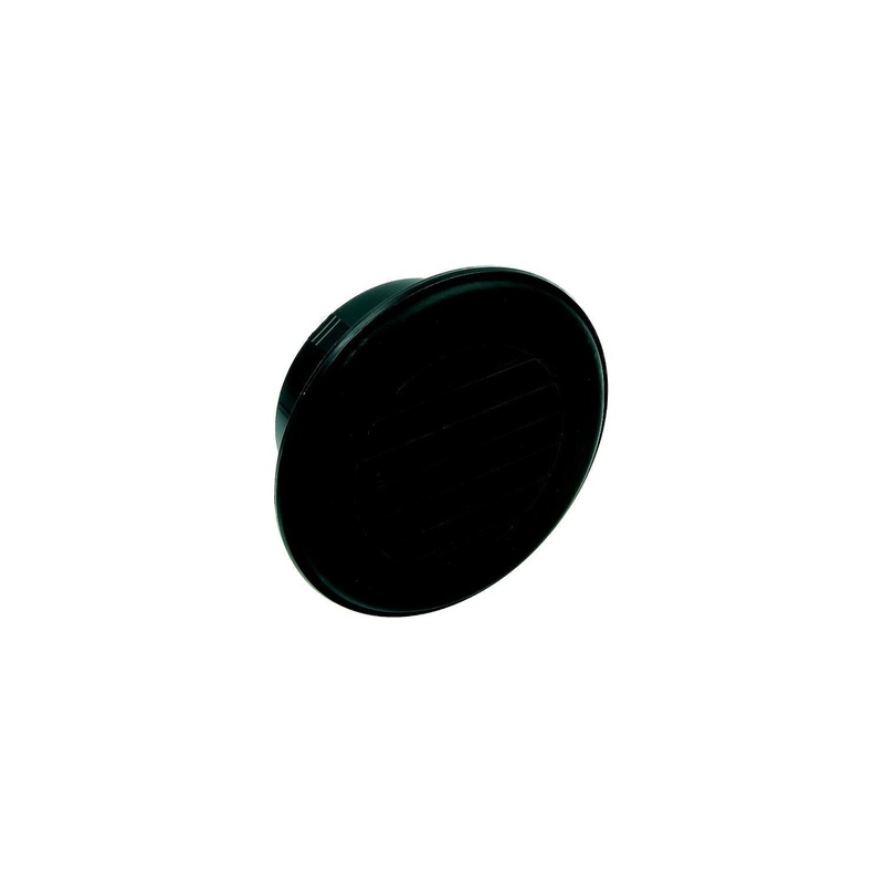 B&B Molders 94265 865-94265 Thermovent Ducted Vent, 4″ w/o Damper, Black