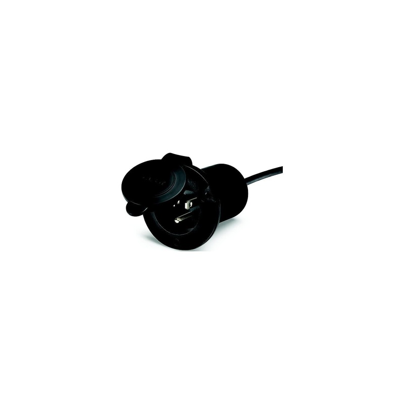 Guest Rec 150PHB Universal AC Plug Holder, Black