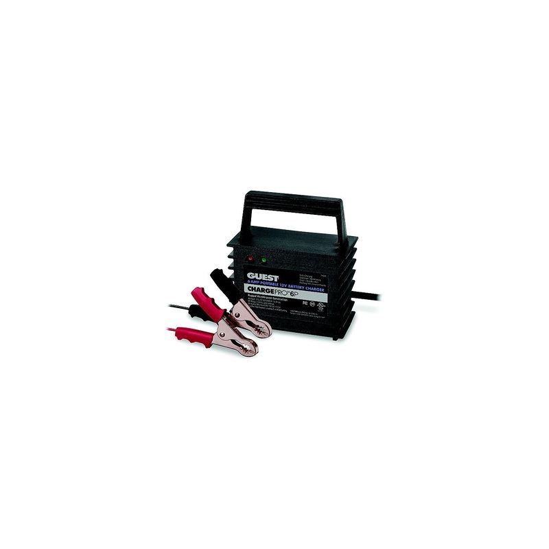 Guest Rec 2606A-B 2606AB Portable Battery Charger, 6 Amps