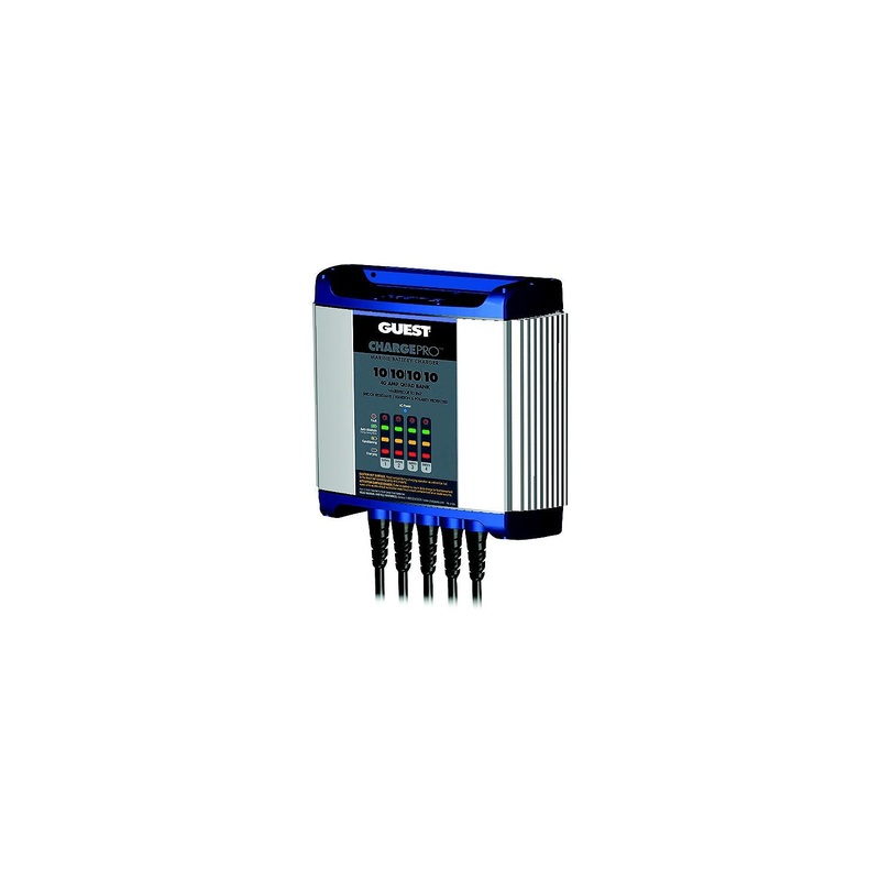 Guest Rec 2740A ChargePro On-Board Battery Charger, 40 Amps, 4 Banks