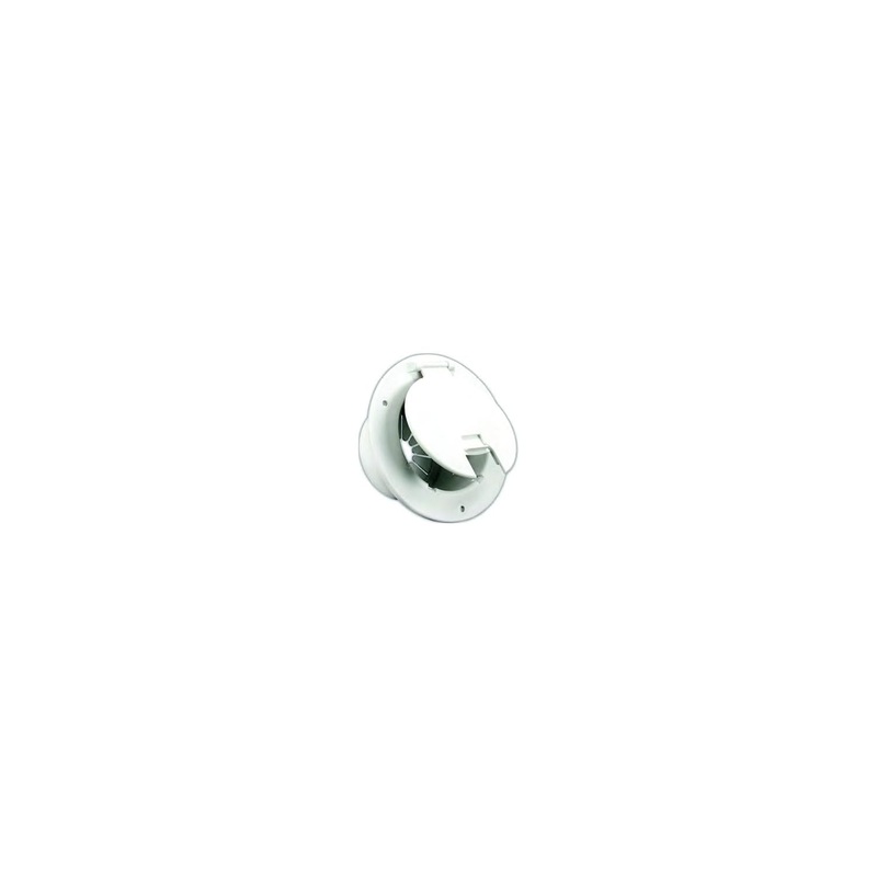 B&B Molders 94329 Deluxe Round Electric Cable Hatch, 5-1/8″ Polar White