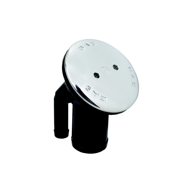 Perko 0540G00CHR Combination Gas Fill & Tank Vent w/Angled Neck