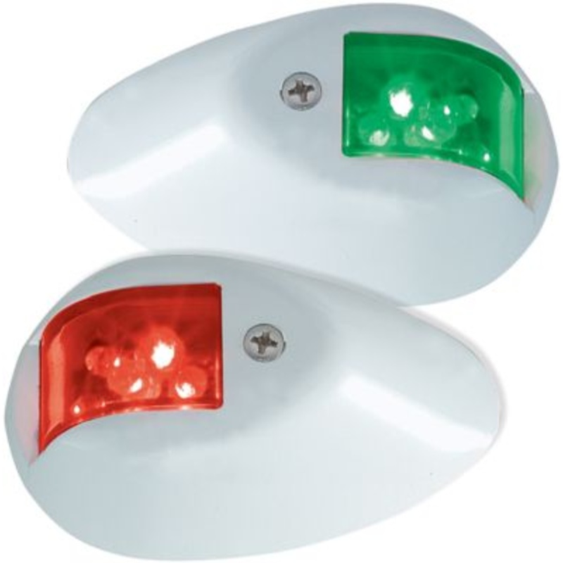 Perko 0602DP1WHT LED 12V White Sidelights Pr