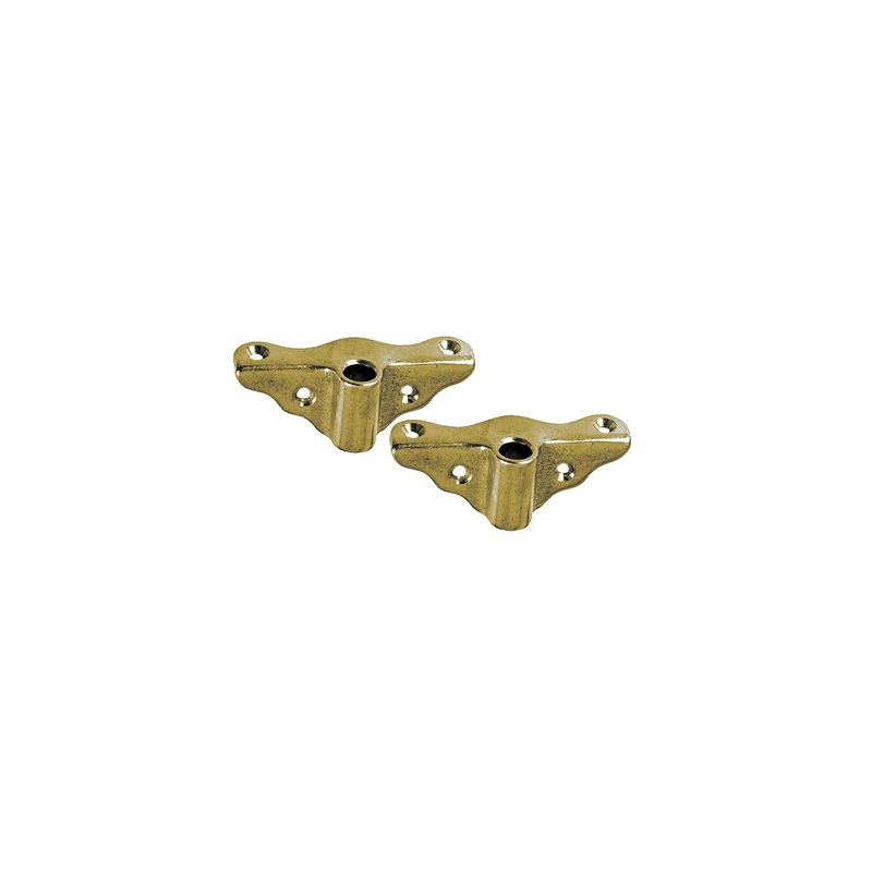 Perko 0833DP0PLB Rowlock Socket Bronze Edge Mount, Pr.