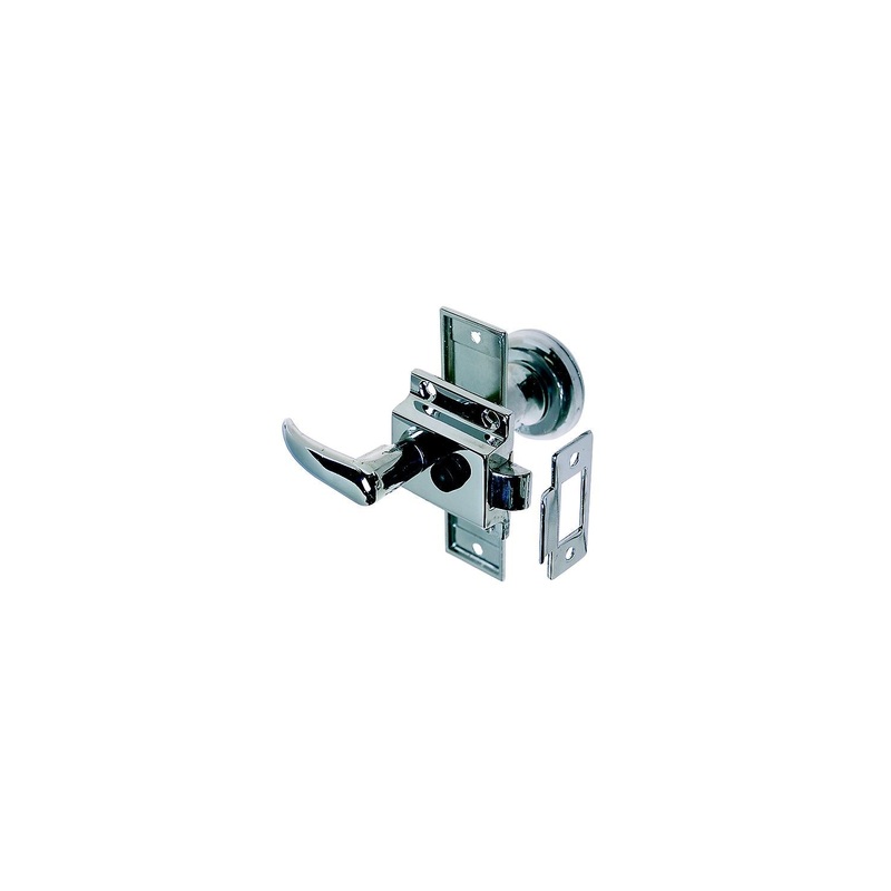 Perko 0930DP0CHR Rim Latch St Reverse Bevel w/Flush Strike