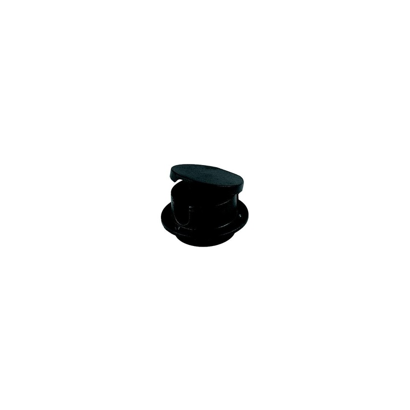 Perko 1057DP0BLK Rope Deck Pipe Plastic Black