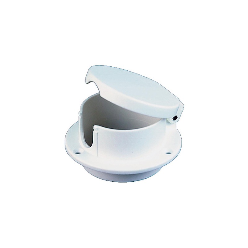 Perko 1057DP0WHT White Plastic Rope Deck Pipe