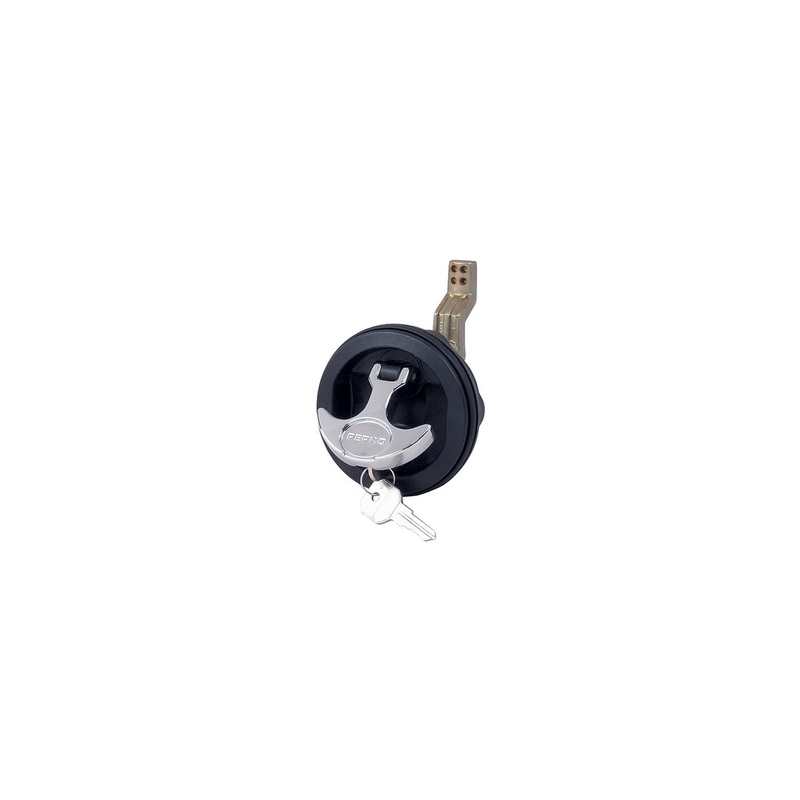 Perko 1091DP1BLK T Handle Flush Lock, Black