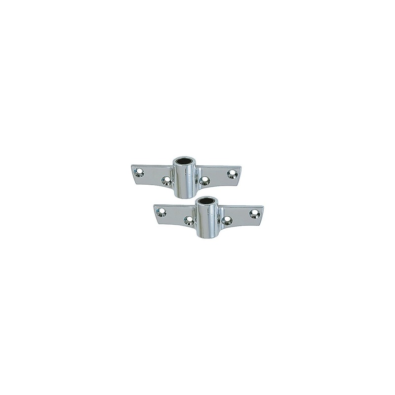 Perko 1187DP0CHR Side Mount Rowlock Sockets, Pr.