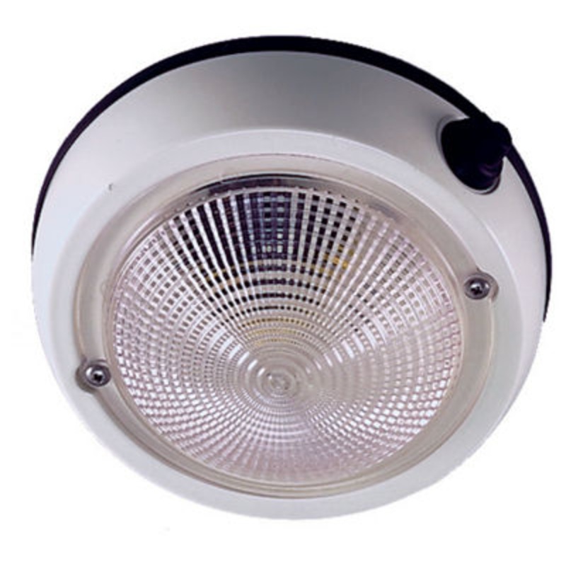 Perko 1253DP1WHT 4 Exterior Dome Light White