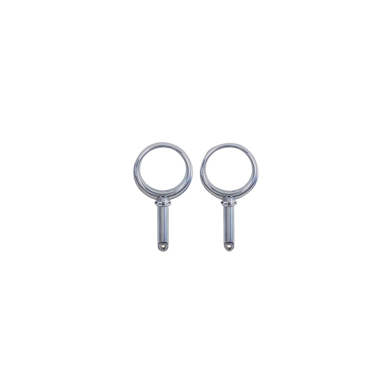 Perko 1267DP0ZNC Round Type Rowlock Horns Chrome Plated Zinc