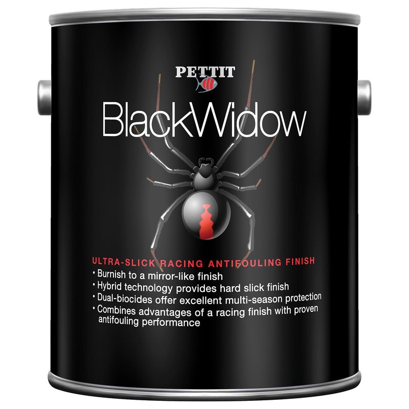 Pettit 1186906 1869G Black Widow Racing Finish, Gal., 2/case