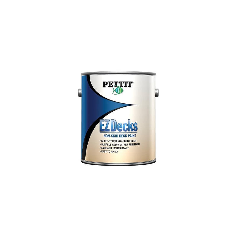 Pettit 1312706 EZ Decks Non Skid Deck Paint, White Gal.