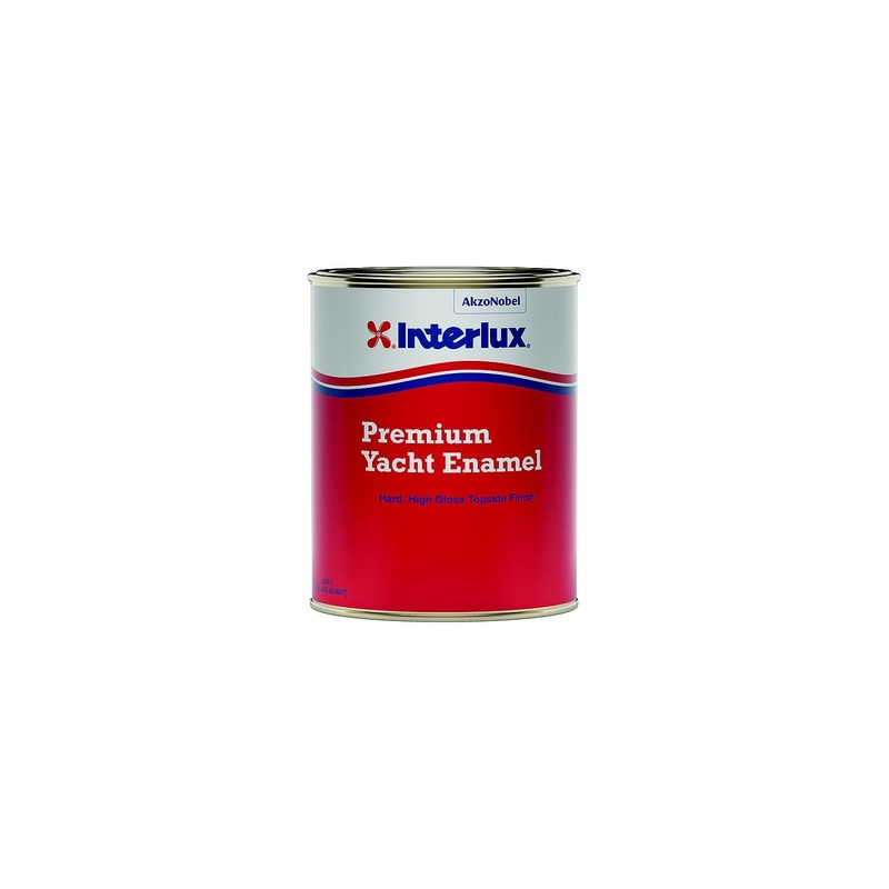 Interlux Y1/QT 1Q Premium Yacht Enamel, High Intensity Gloss White, Qt., 6/case