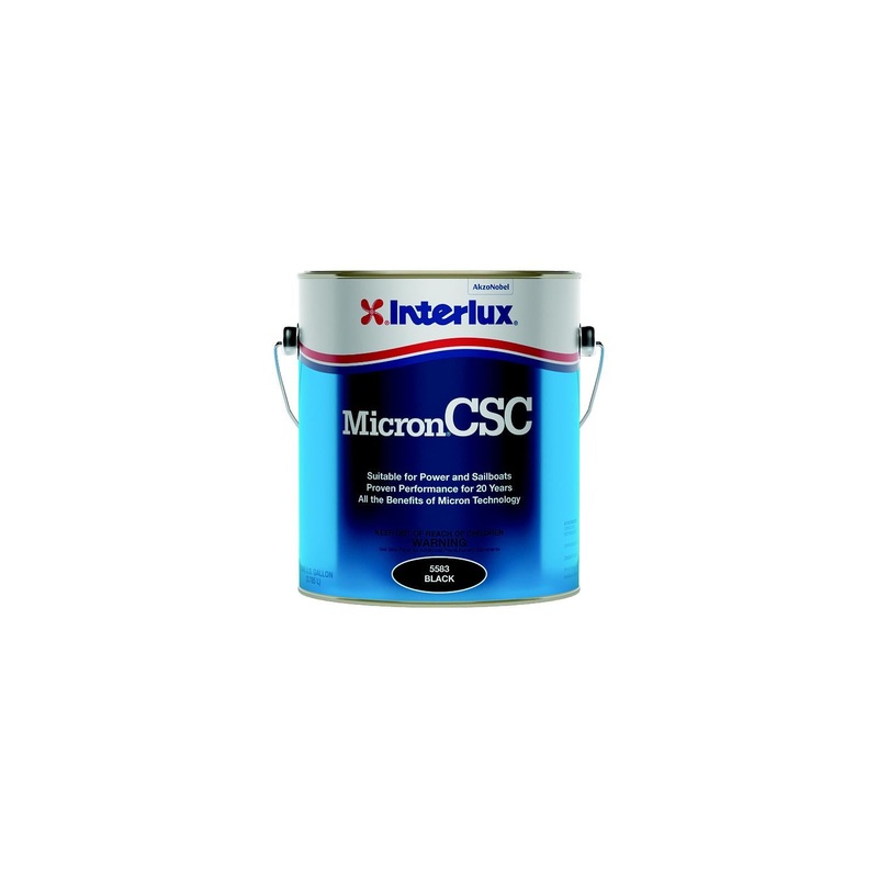 Interlux Y5584/1 5584G Micron CSC Bottom Paint, Shark White Gal., 2/case