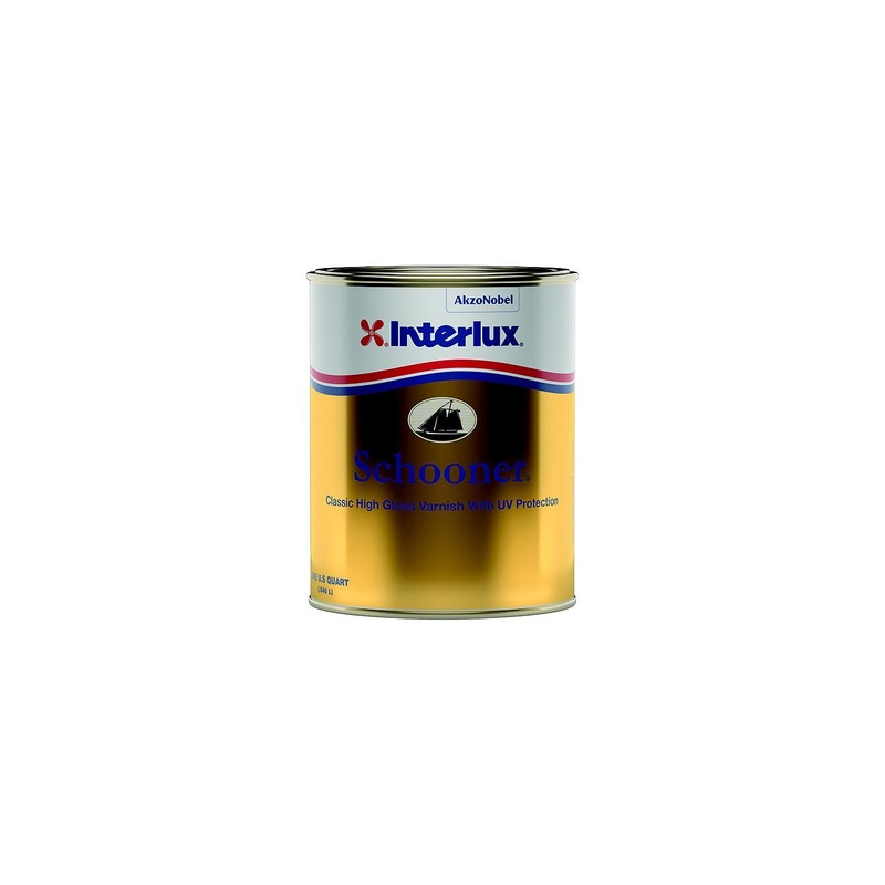 Interlux Y96/QT 96Q Schooner Varnish-Quart, 6/case