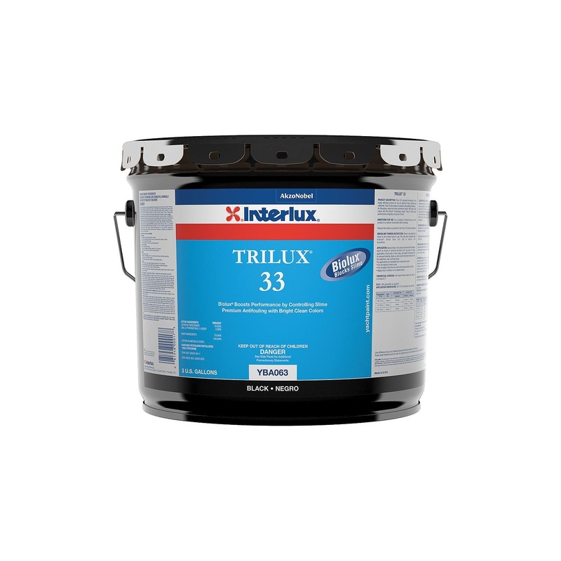 Interlux YBA060/3 YBA0603 Trilux 33, Blue, 3-Gal.