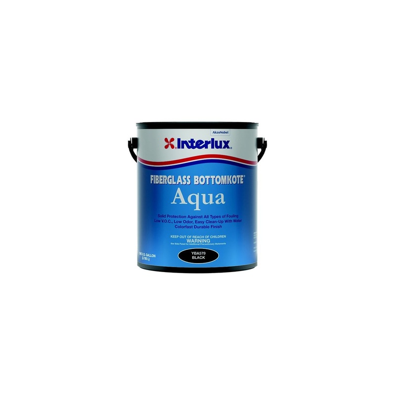 Interlux YBA549/1 YBA549G Fiberglass Bottomkote Aqua, Red, Gal.