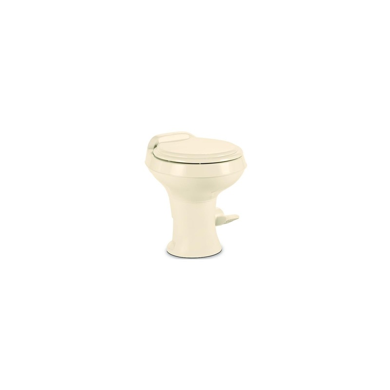Atwood Mobile 9108765625 300 Series Toilet w/o Sprayer, Standard Height, Bone