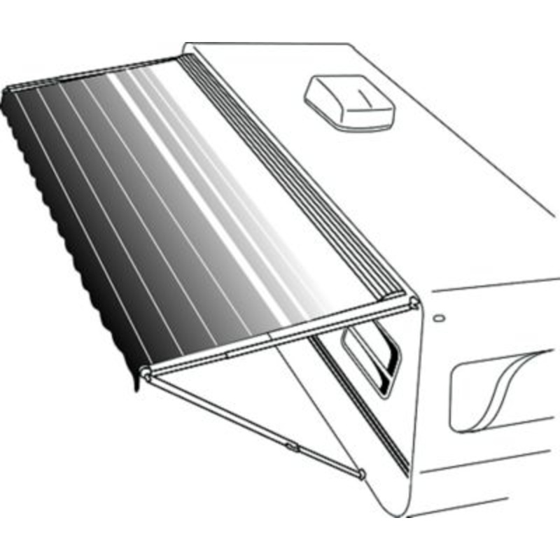 Atwood Mobile 9108803554 Dometic 8500 Manual Patio Awning, 13′, Azure