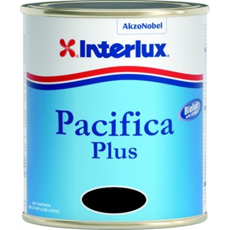 Interlux YBB263/PT YBB263P Pacifica Plus Bottom Paint, Black, Pt.