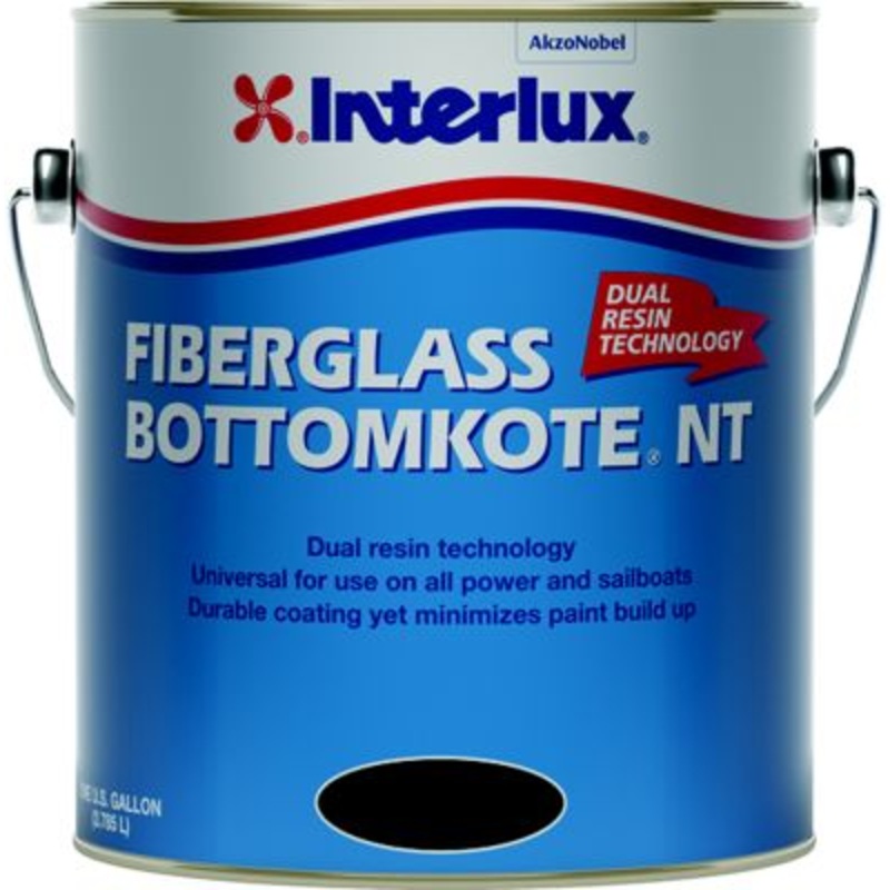 Interlux YBB349/QT YBB349Q Fiberglass Bottomkote NT Bottom Paint, Red Qt.