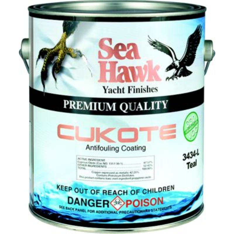 Seahawk Paint 3445LGL Sea Hawk Cukote 330 Voc, Black, Gal.