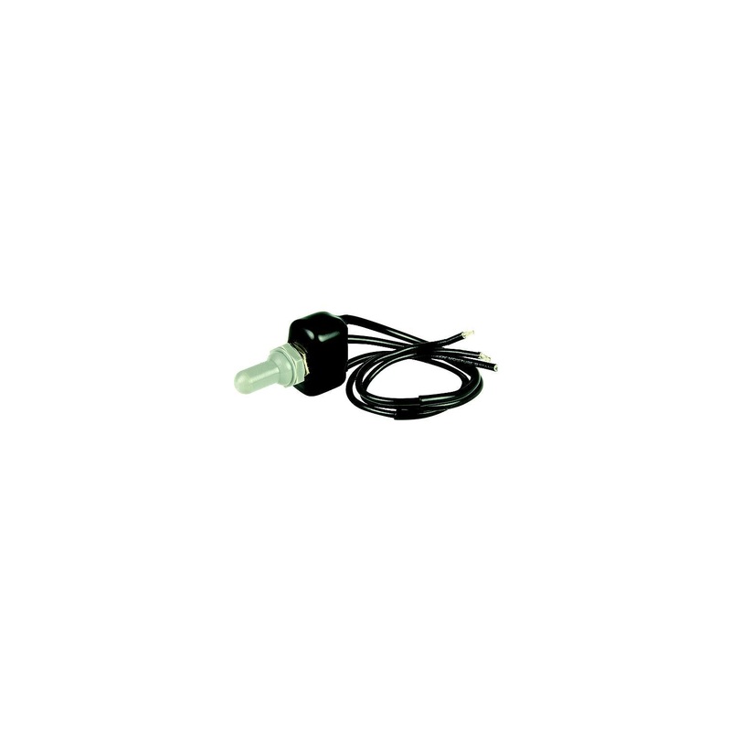 BEP 1002011 Sealed Dipped Toggle Switch, On-Off-On, SPDT, 8″ Wire Leads