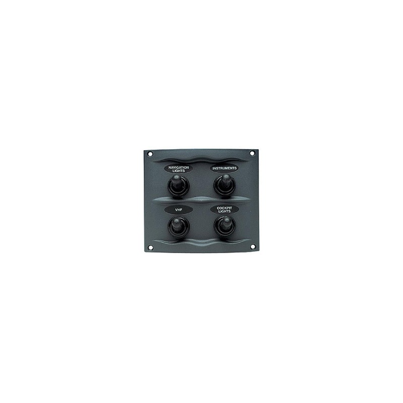 BEP 900-4WP Marinco Waterproof Switch Panel