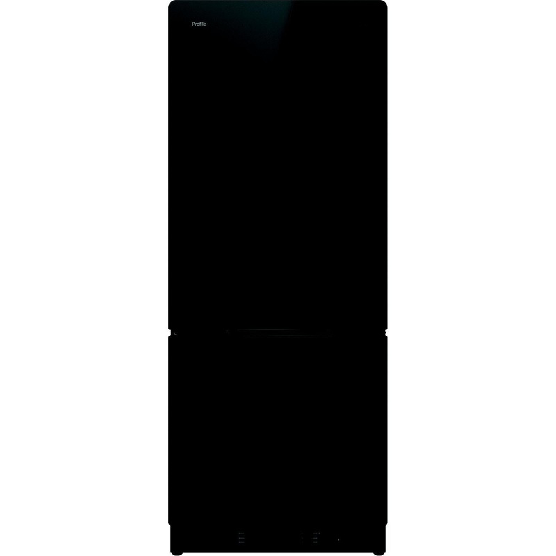 GE Appliances PBV10R5VBB GE Profile Bottom Freezer Refrigerator Glass w/ Black Appearance