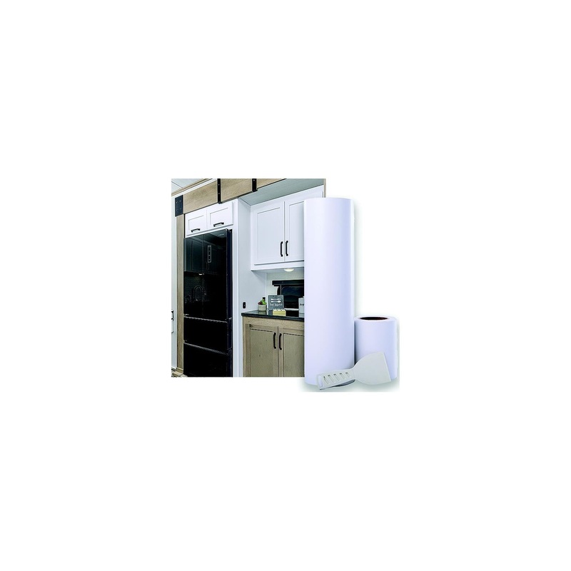 Genesis 493831 Products REVIVE Cabinet Covering, 18″ x 75′, Designer White, Smooth