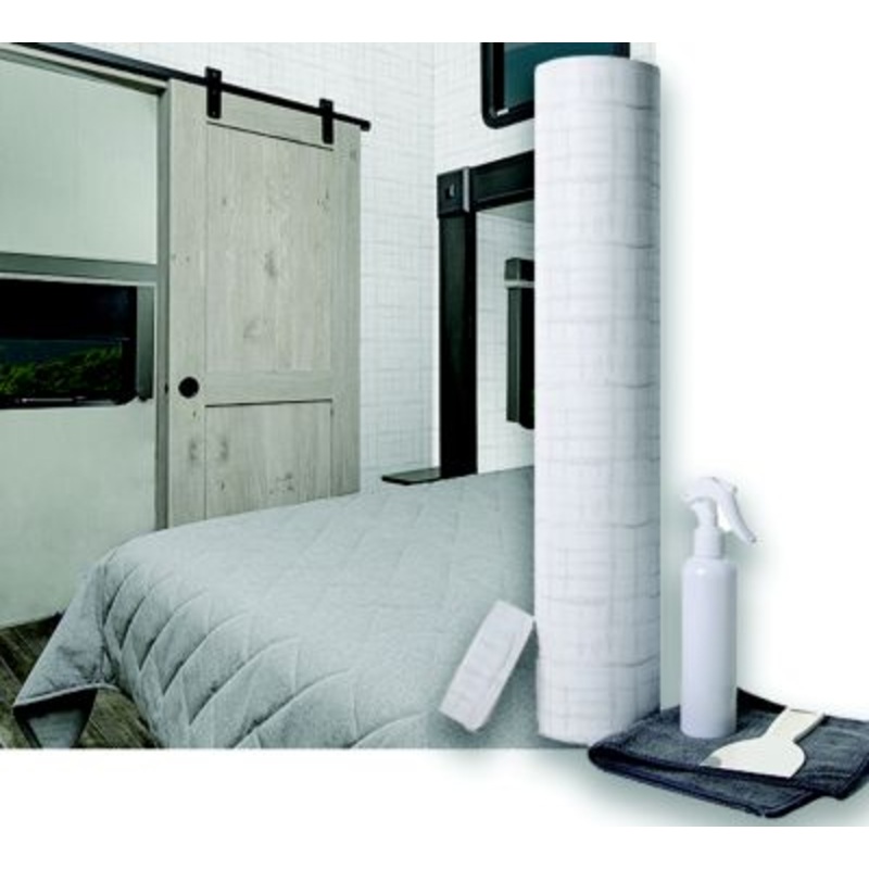 Genesis 543527 REVIVE Wall Covering Kit, Organic Linen, 2′ x 50′