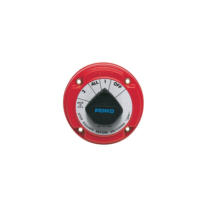Perko 8503DP Battswitch w/Alternator Disconnect