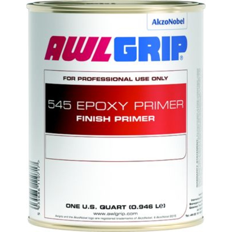 Awlgrip OD1001/1QTUS Awl 545 Epoxy Primer Gray Base-Qt.