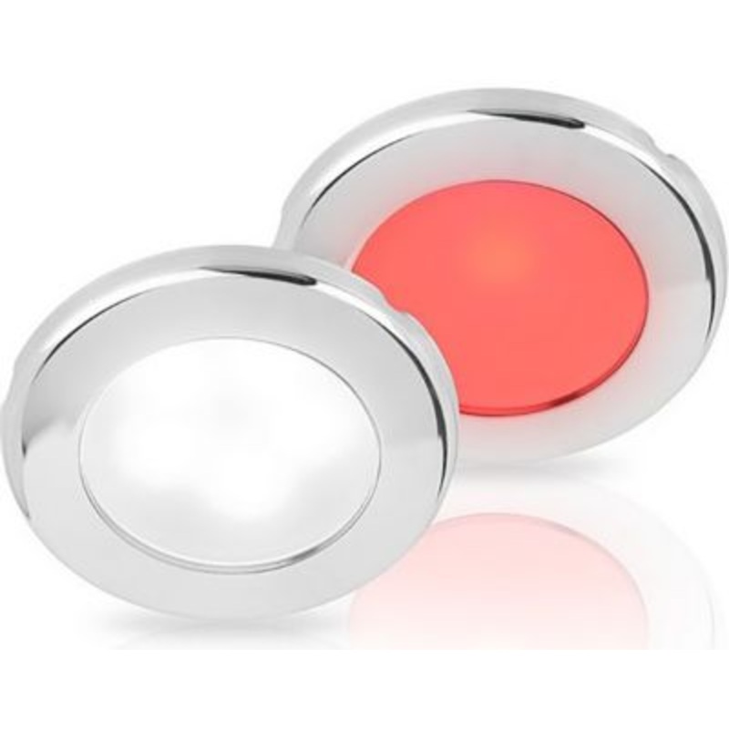 Hella 15247021 015247021 EuroLED 75 LED Downlight, Red/White, 12V