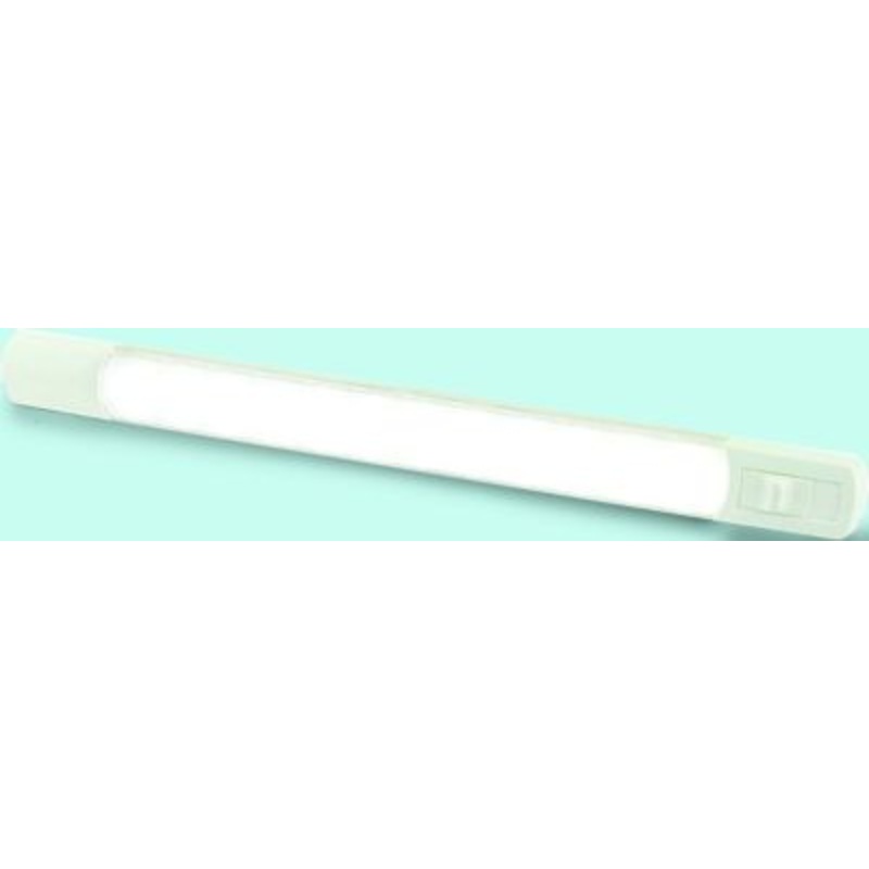Hella 958121001 LED Surface Mt. Strip Lamps w/Switch, White/Red