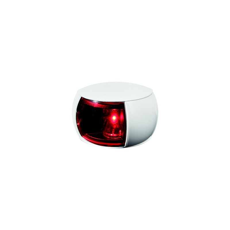 Hella 980520011 NaviLED Port (Red) Side Light Only, White w/Red Lens, 1 ea.