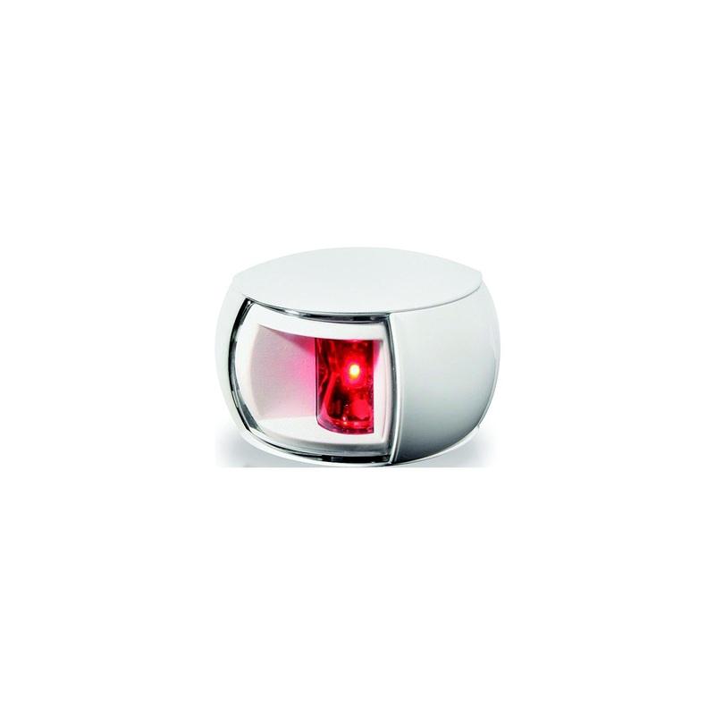 Hella 980520111 NaviLED Port (Red) Side Light Only, White w/Clear Lens, 1 ea.