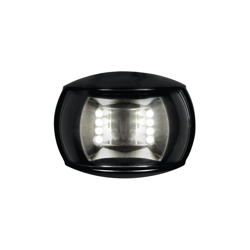 Hella 980520531 NaviLED Compact 2 NM Powerboat and Yacht Lamp, Clear Outer Lens with 8′ Cable