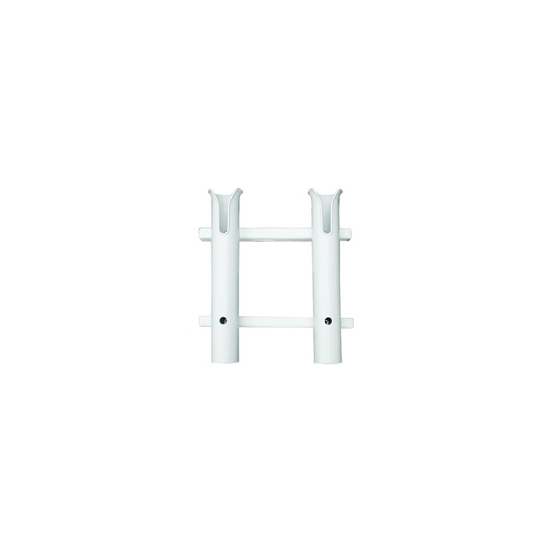 Taco Metals P03-062W Polyethylene 2-Rod Rack, White