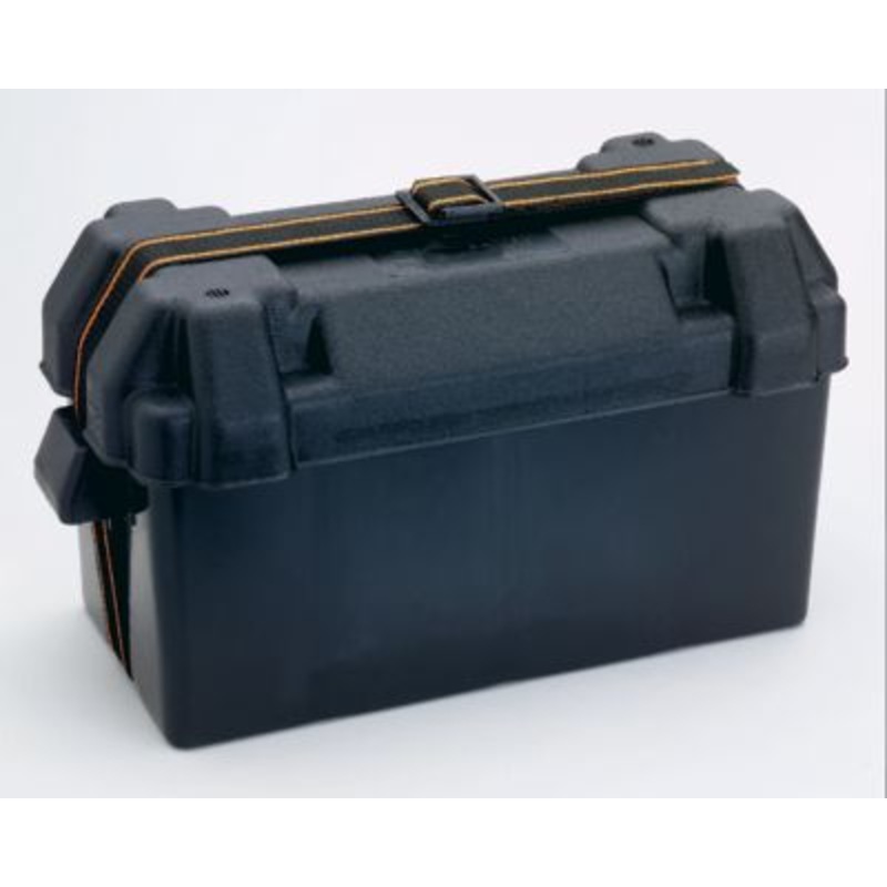 ATTWOOD 9084-1 Attwood 90841 Large Battery Box, Black, Vented – Fits Group 29/31