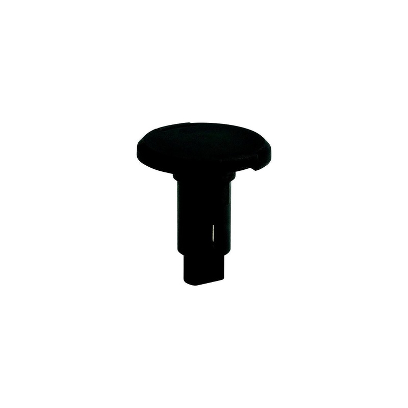 ATTWOOD 910R2PB-7 Attwood LightArmor Plug-In Base – Round Series, 2-Pin, Black