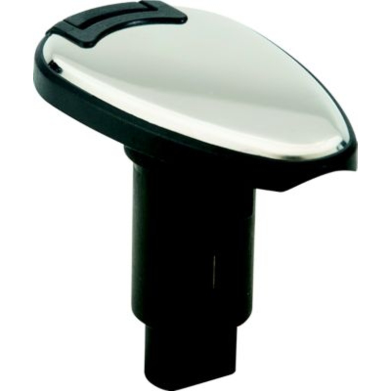 ATTWOOD 910T2PSB-7 Attwood LightArmor Plug-In Base – Teardrop Series, 2-Pin, 316 S.S.