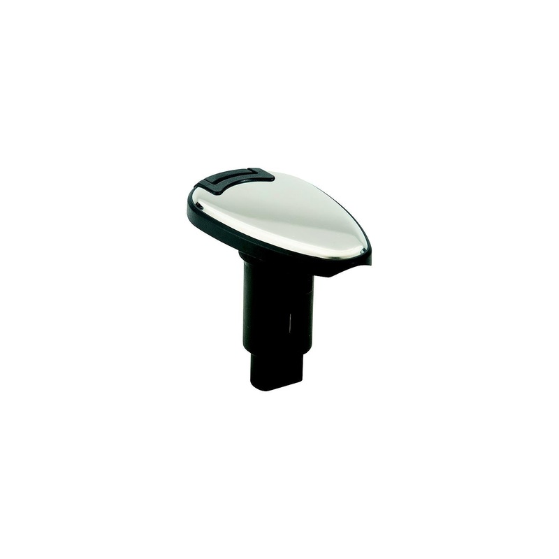 ATTWOOD 910T3PSB-7 Attwood LightArmor Plug-In Base – Teardrop Series, 3-Pin, 316 S.S.