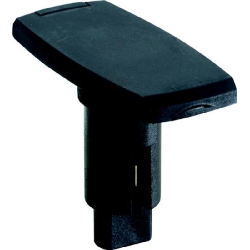 ATTWOOD 910V3PB-7 Attwood LightArmor Plug-In Base – Rectangle Series, 3-Pin, Black