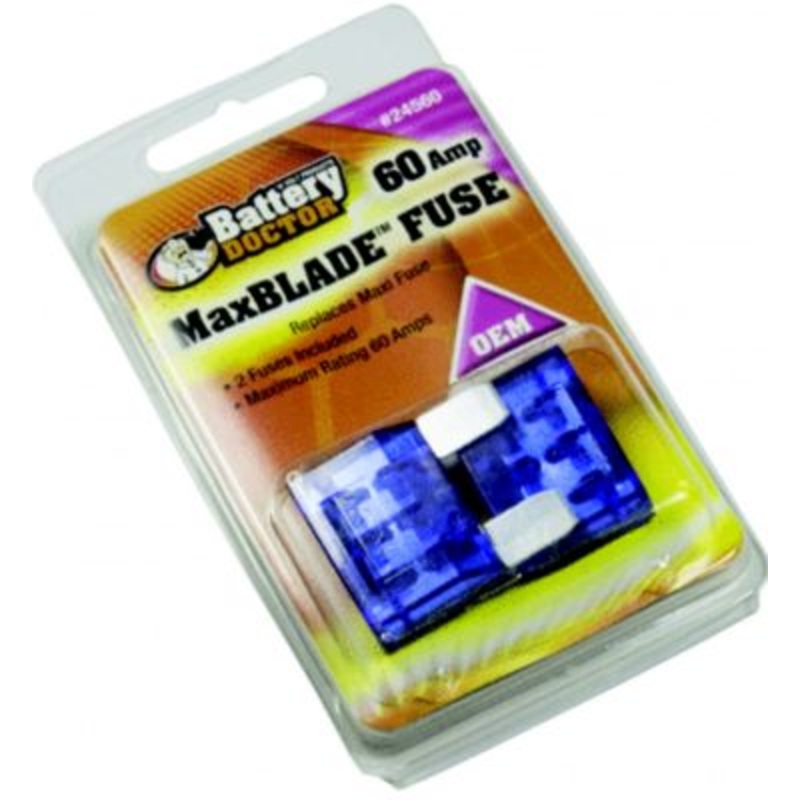 Wirthco 24560 Battery Doctor Maxblade Fuse, 60A, 2/Pk