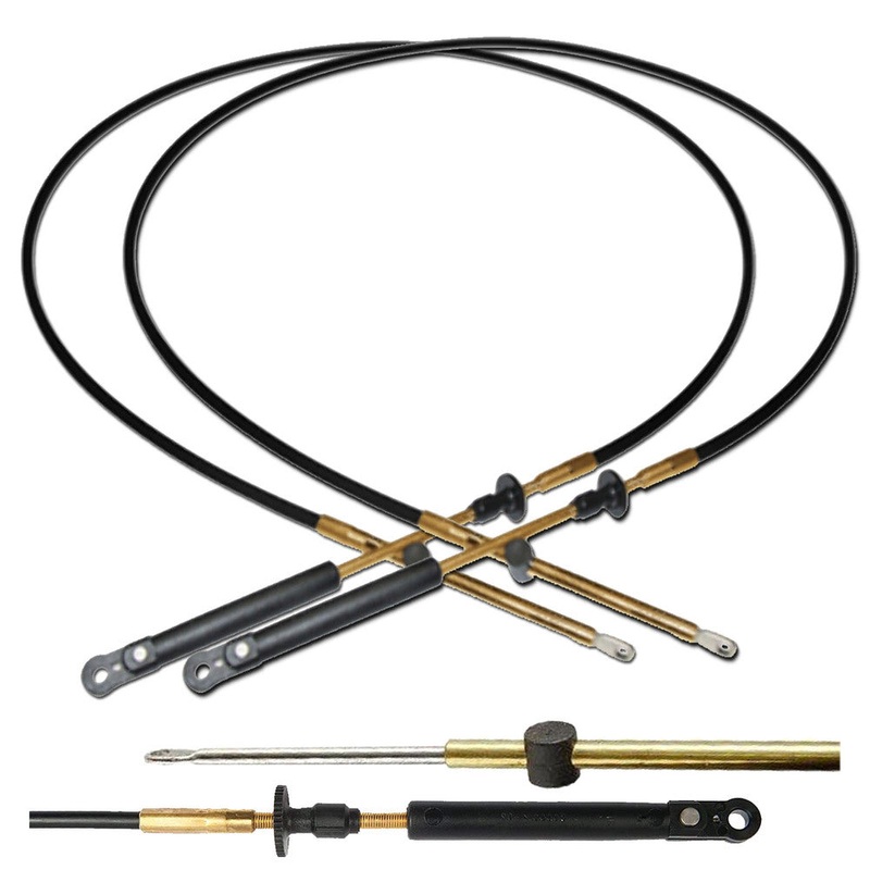 10FT C14 Control Cables for Johnson Evinrude OMC  Throttle/Gear Shift Pair